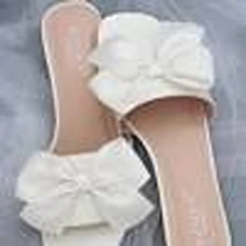 Attractive White slipper For ladies 