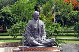 Copper Gandhi Statue