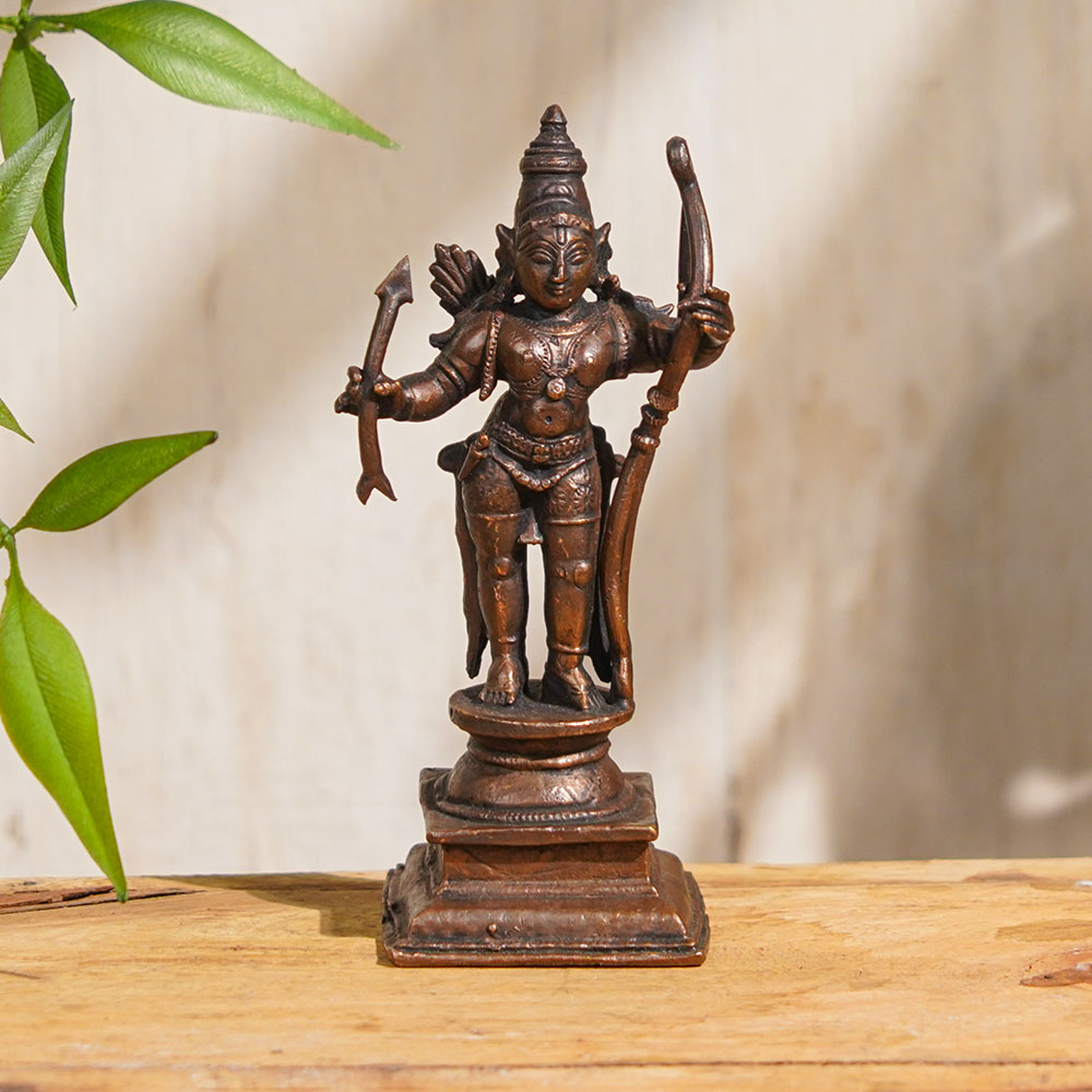 Rama Copper Statue 