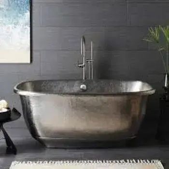 Polished Copper Bathtub, Feature : Compact Design, Fine Finishing, Pattern : Plain
