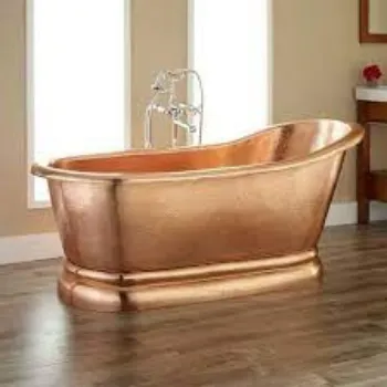 Copper Bath Tub Golden Color 