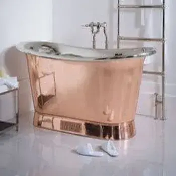 Polished, Copper Bath Tub