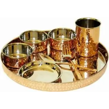 Solid Copper Dinner Set