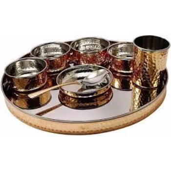 Khushi Copper Dinner Set