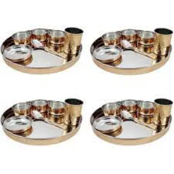Fancy Copper Dinner Set