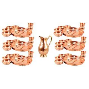 J S Copper Dinner Set