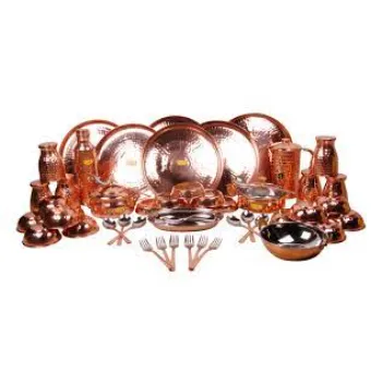 A N Copper Dinner Set