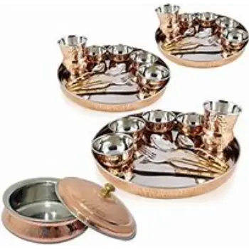  Copper Dinner Set