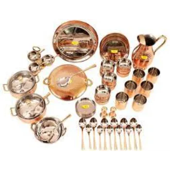 Al Nazim Copper Dinner Set