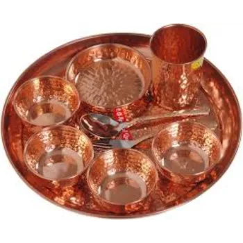 Attractive Design Copper Dinner Set
