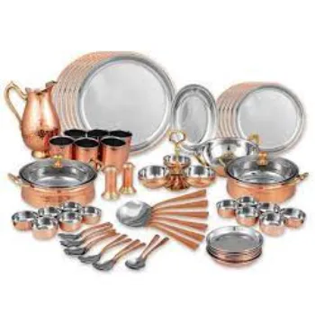 Mintage Copper Dinner Set