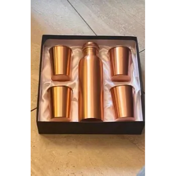 Jindal Copper Dinner Set