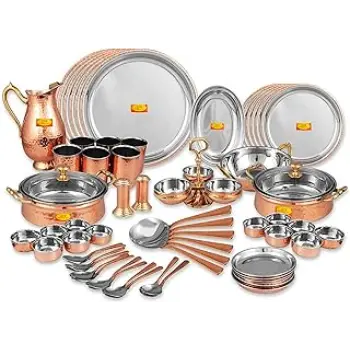 Natural Copper Dinner Set
