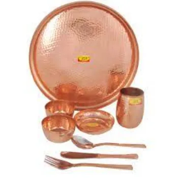 Durable Copper Dinner Set