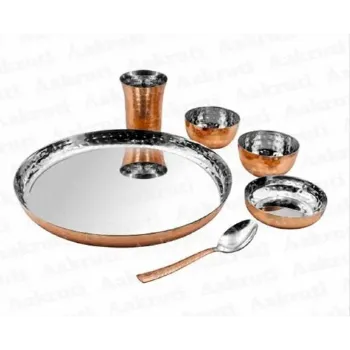 Spotless Copper Dinner Set