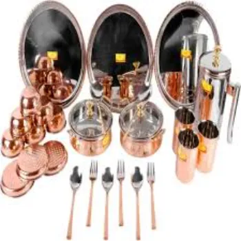 Gorgeous Copper Dinner Set