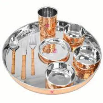 World Copper Dinner Set