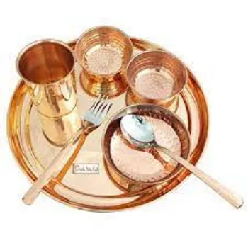 Stylish Copper Dinner Set