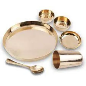 Attractive Design Copper Dinner Set