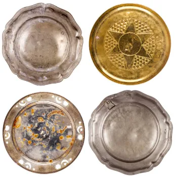 Lorfy Copper Dinner Set