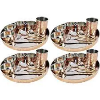 Roshani Copper Dinner Set
