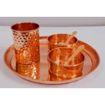 Modern Copper Dinner Set