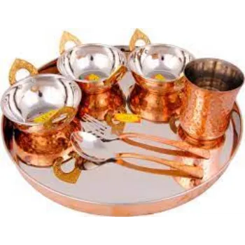 TORA CREATIONS Copper Dinner Set