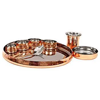 Arul Enterprises Copper Dinner Set