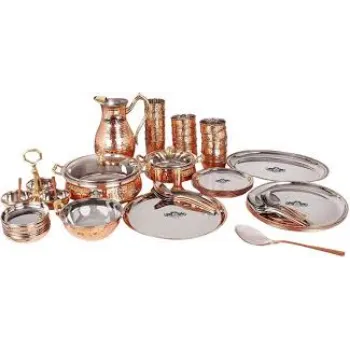 Copper Dinner Set Copper Color