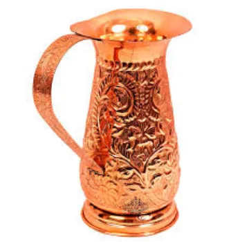 Shiny Finish Copper Jug