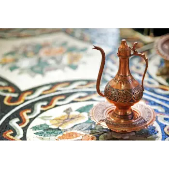 Easy To Carry Copper Jug