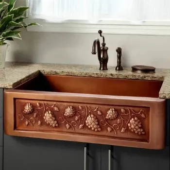 Polished Copper Sink