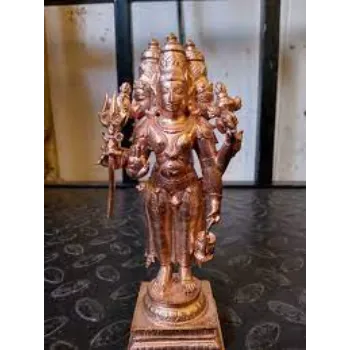 Lord Dattatreya Copper Statue