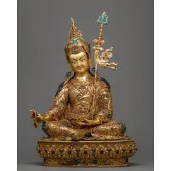 The Lotus Born Guru Copper Statue