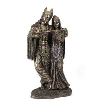  Goddess Radha & Krishna Statue 