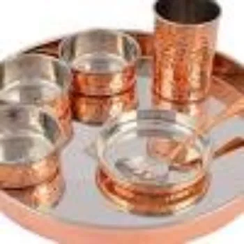 Solid Copper Thali