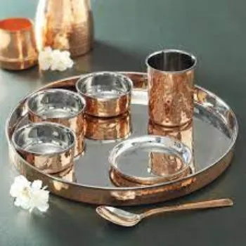 Elegant Copper Thali