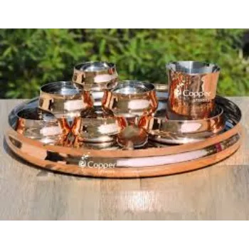 Solid Copper Thali