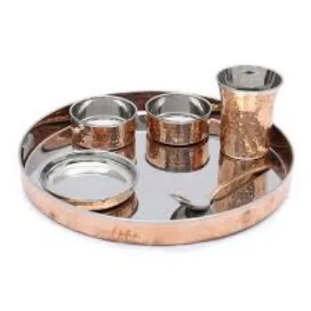 Solid Copper Thali
