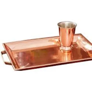 Shiny Finish Copper Tray