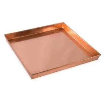 Pooja Craft & Embroidary Copper Tray