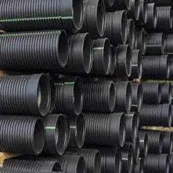 Round HDPE Double Wall Corrugated Pipe