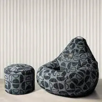 Printed Cotton Bean Bag