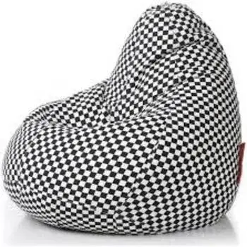 Checkered Cotton Bean Bag