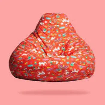 Red Cotton Bean Bag