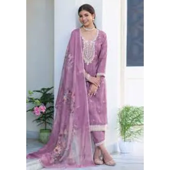 Modern Designer Embroidered Cotton Kurtis