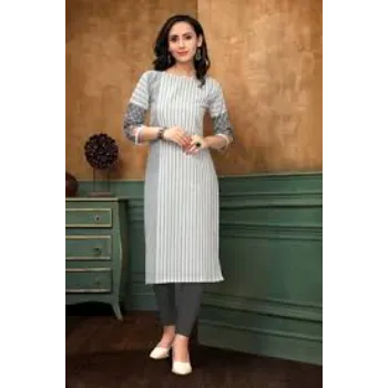 Ladies Versatile 3 4 Sleeve Kurtis
