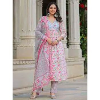 Printed Cotton Suit For Ladies