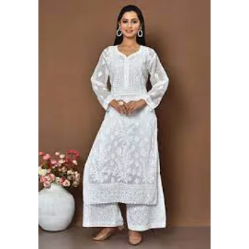 Breathable Embroidery Cotton Suit