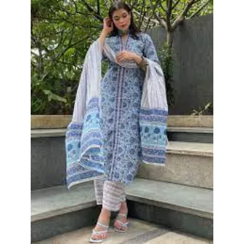 Printed Cotton Suit